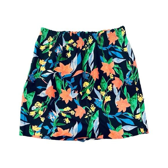 NWT J Crew Paper Bag Waist Linen Cotton Blend Floral City Skirt - Picture 3 of 6